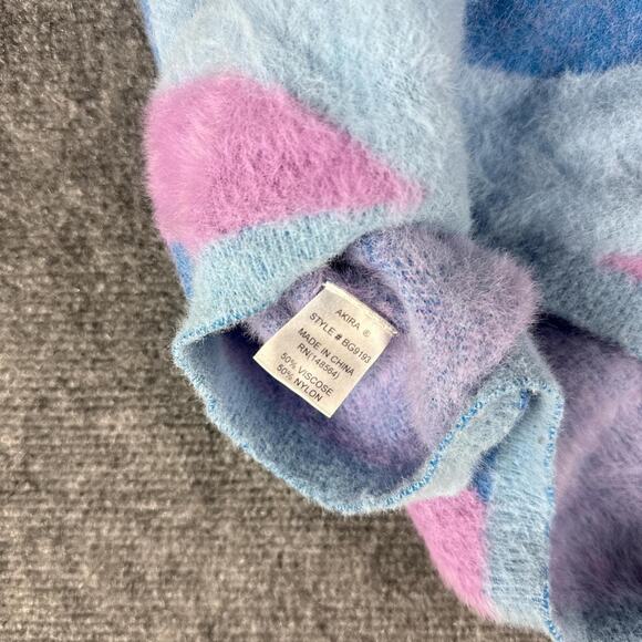 Pink and blue blouse akira - Picture 4 of 4